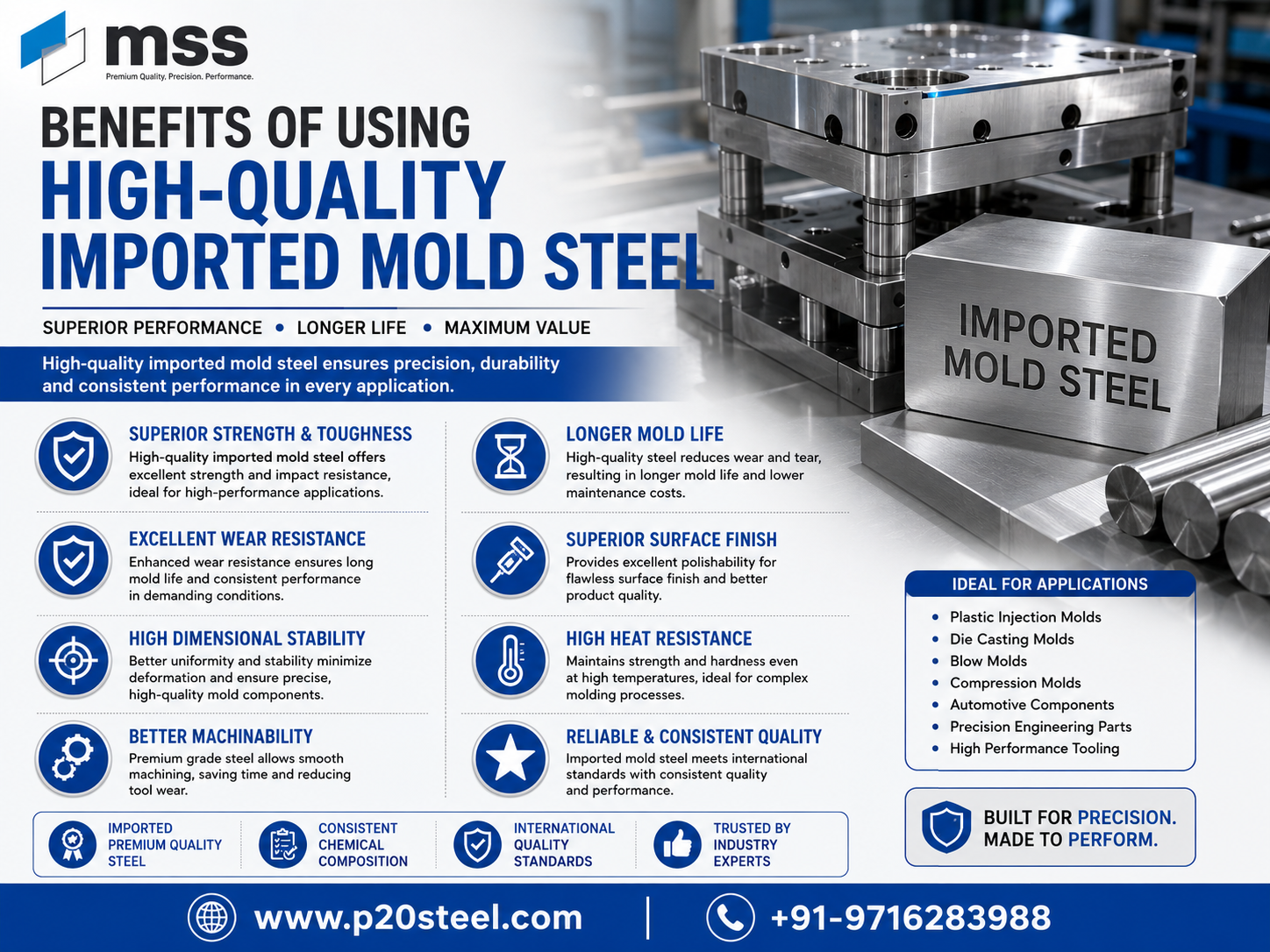 Benefits of Using High-Quality Imported Mold Steel Benefits of Using High-Quality Imported Mold Steel