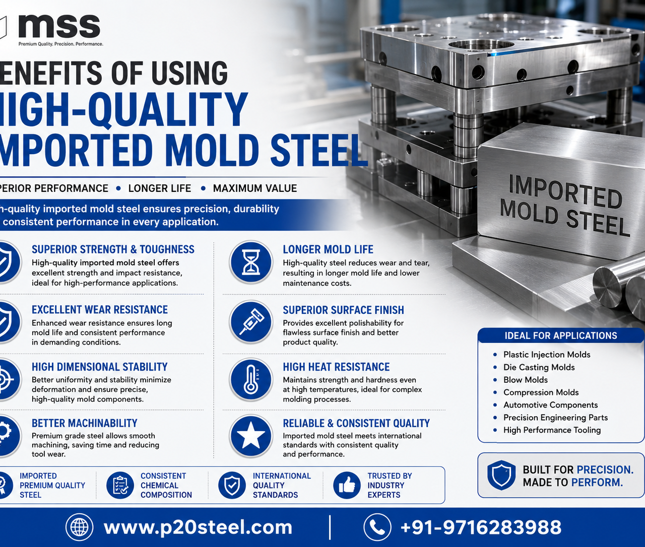 Benefits of Using High-Quality Imported Mold Steel