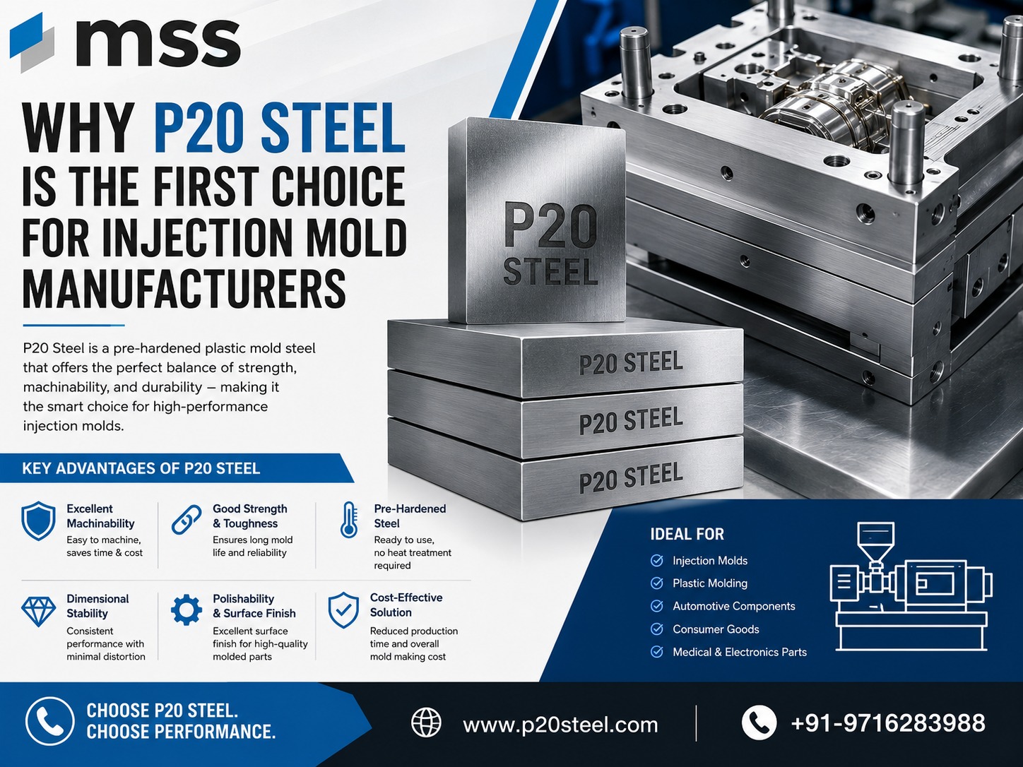 P20 Steel is the First Choice for Injection Mold Manufacturers P20 Steel is the First Choice for Injection Mold Manufacturers