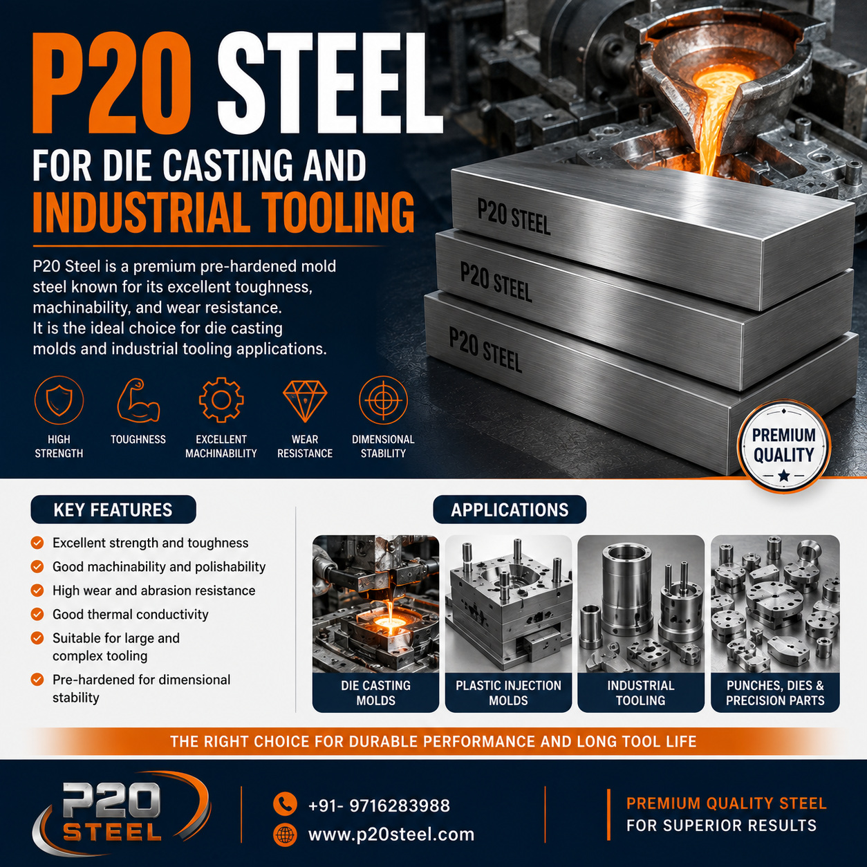 P20 Steel: Properties, Applications, Benefits, and Uses