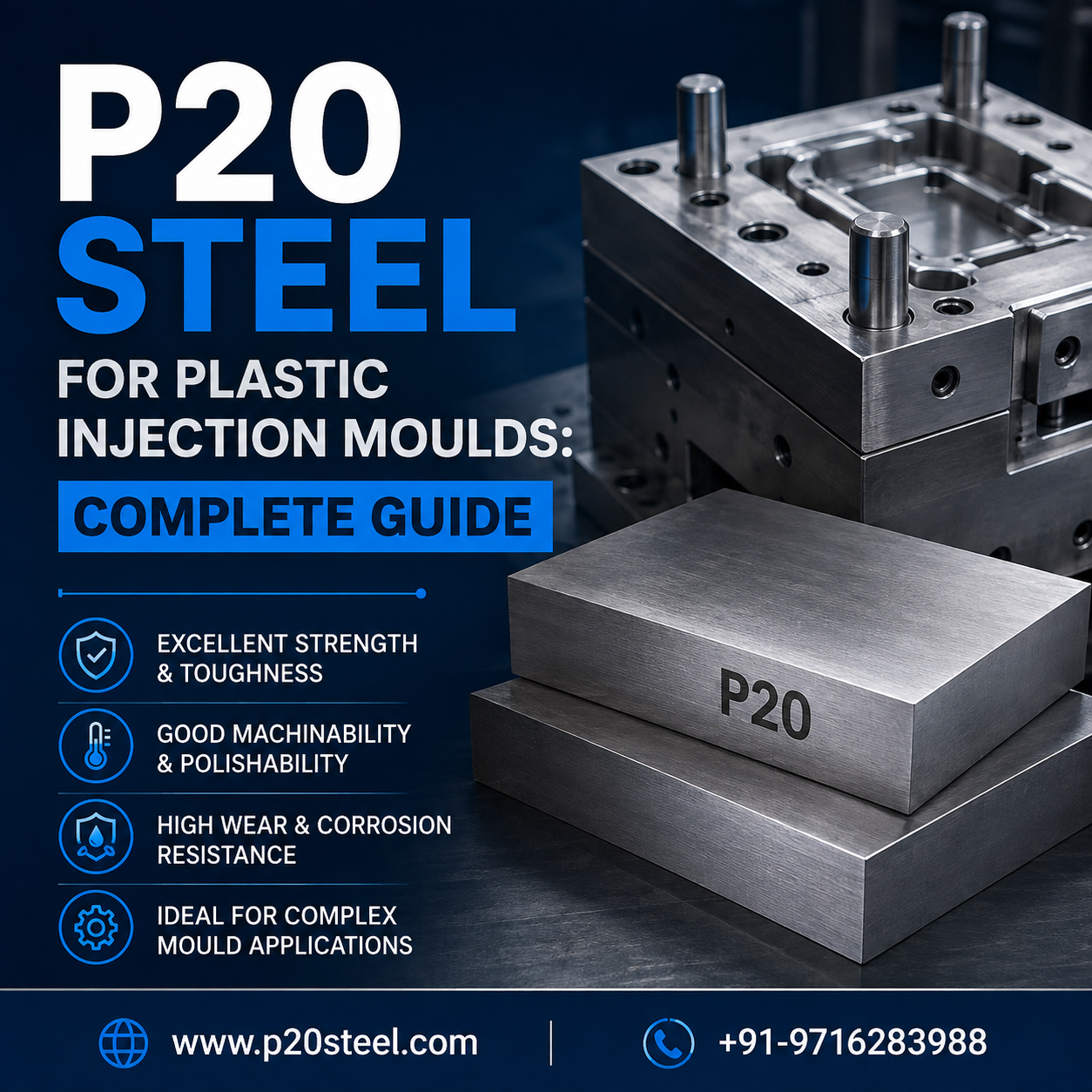 P20 Steel for Plastic Injection Moulds: Complete Guide