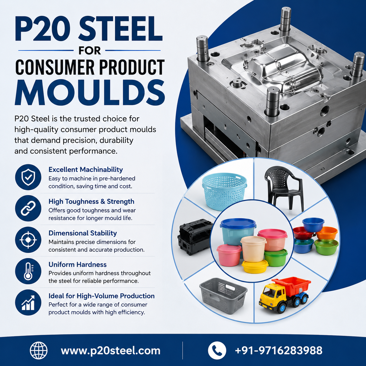 P20 Steel for Electrical and Electronic MouldsMoulds