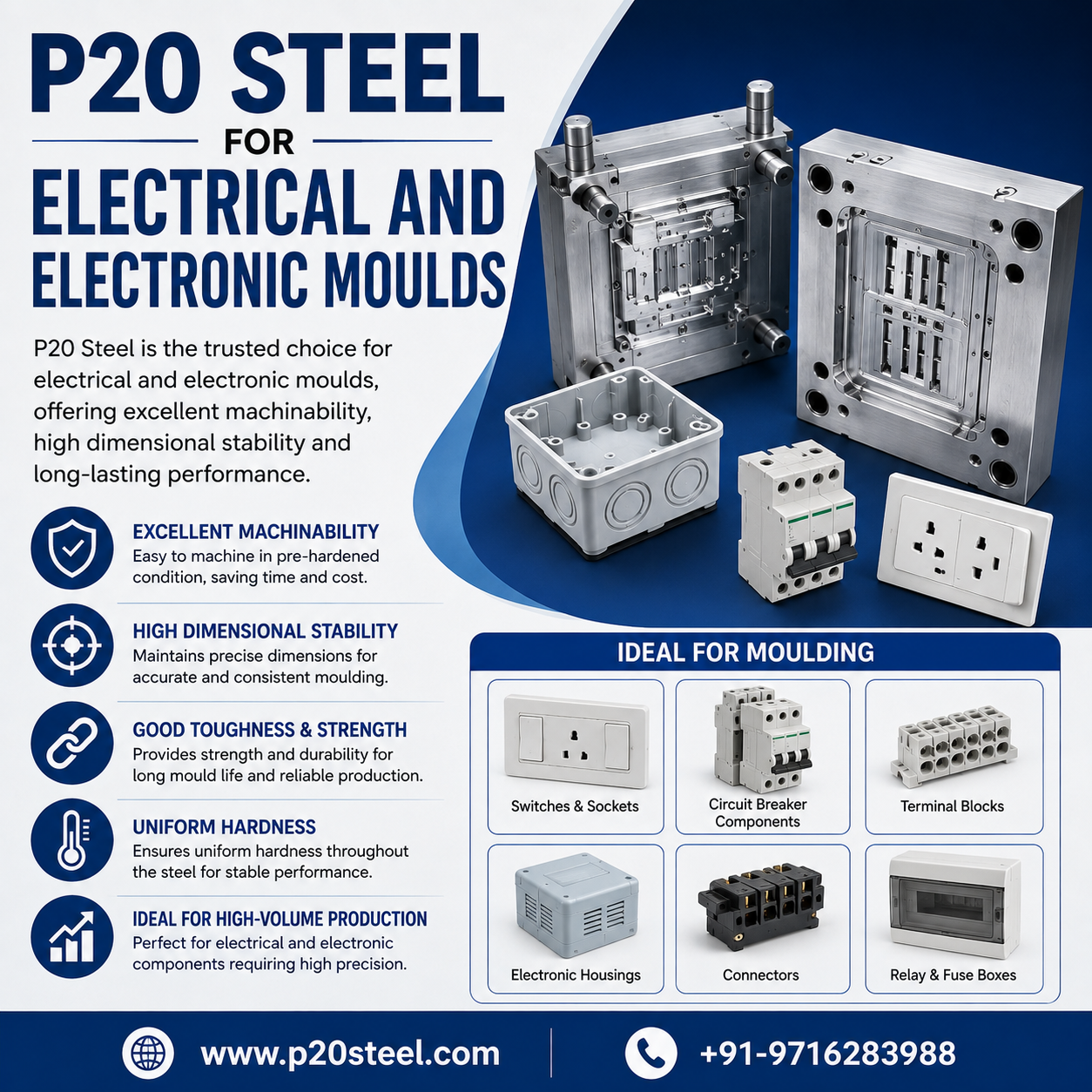 P20 Steel for Electrical and Electronic Moulds