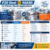 P20 Steel vs. NAK80 for Plastic Mould Applications